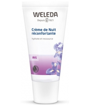 Weleda Crème de nuit réconfortante à l'Iris hydrate et ressource 30ml