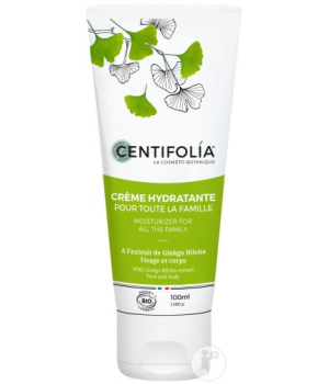 Centifolia Crème hydratante pour toute la famille au Ginkgo Biloba 100ml