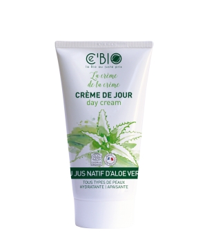 Ce'bio Crème hydratante visage Aloé véra 50ml