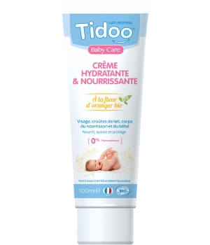 Tidoo Crème hydratation intense à la fleur d'oranger bio 100ml