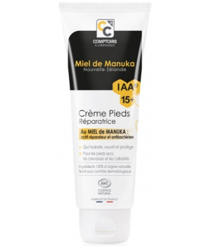Comptoirs Et Compagnies Crème pieds réparatrice au miel de manuka IAA15+ 75ml