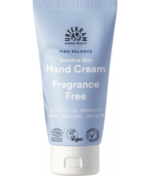 Urtekram Crème pour les mains sans parfum peaux sensibles 75ml
