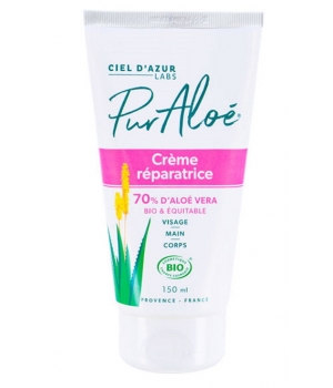 Puraloe Crème Réparatrice Pur Aloé 70% 150ml