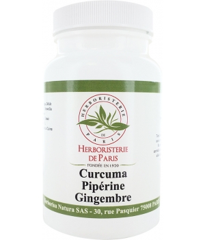 Herboristerie De Paris Curcuma Pipérine Gingembre 90 gélules