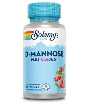 Solaray Kal D MANNOSE Plus Cran Actin 60 gélules végétales