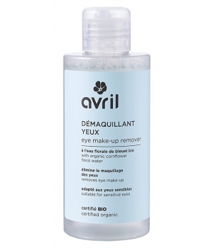Avril Démaquillant yeux à l'eau florale de bleuet bio 150ml