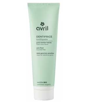 Avril Dentifrice bio menthe sans fluor 100ml