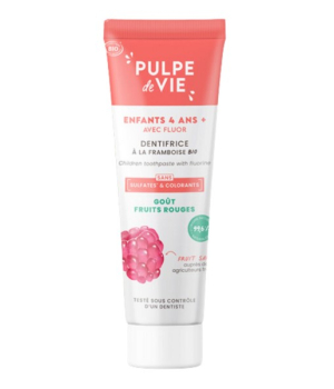 Pulpe De Vie Dentifrice enfant à la framboise 75ml