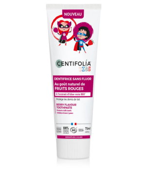 Centifolia Dentifrice fruits rouges enfants 75ml