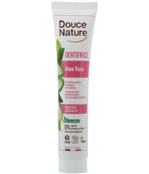 Douce Nature Dentifrice gencives sensibles à Aloé véra 75ml