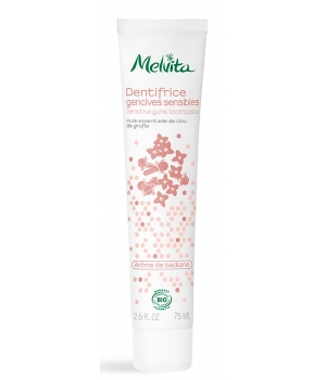 Melvita Dentifrice Gencives sensibles Badiane Girofle 75ml