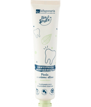La Saponaria Dentifrice WonderWhite Menthe Charbon Actif 75ml