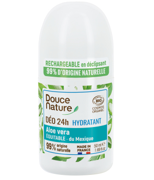 Douce Nature Déodorant à billes rechargeable à l'Aloé véra du Mexique 50ml
