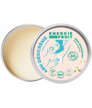 Energie Fruit Déodorant crème 48h Bio parfum Monoï 45g