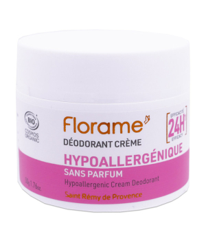 Florame Déodorant crème hypoallergénique 50g