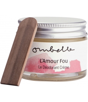 Ombelle Déodorant Crème Bio L'Amour Fou Sensuel 35g