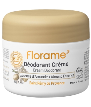 Florame Déodorant crème Essence d'amande 50g