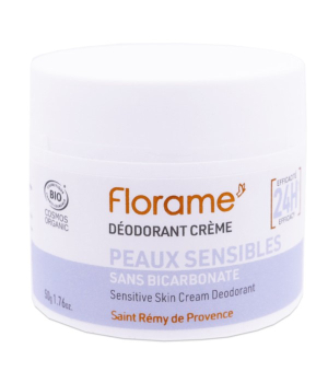 Florame Déodorant crème Peaux sensibles 50g