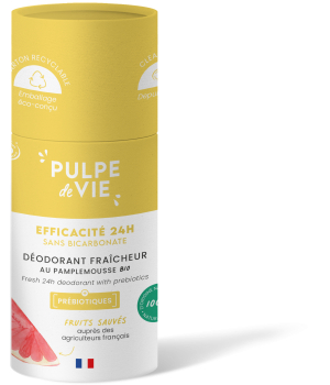 Pulpe De Vie Déodorant fraîcheur pamplemouse 50g