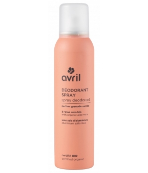 Avril Déodorant spray parfum grenade sucrée 150ml