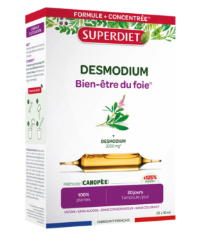 Super Diet Desmodium Bien être du Foie 20 Ampoules 10ml