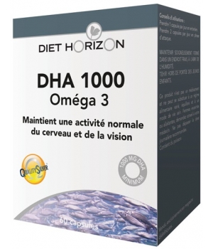 Diet Horizon DHA 1000 Oméga 3 60 capsules