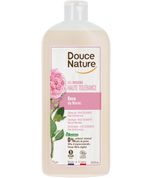 Douce Nature Douche haute tolérance Rose du Maroc 1L