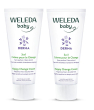 Produits Bébé et enfants bio Weleda Duo Crème pour le change bébé sans parfum 2x50ml