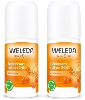 Weleda Duo Déodorant roll on 24h Argousier 2x50ml