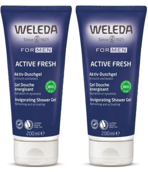 Weleda Duo Gel douche homme énergisant tonifie et rafraîchit 2x 200ml