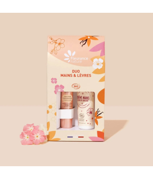 Fleurance Nature Duo stick lèvres et crème mains Fleur de cerisier