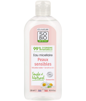So'Bio étic Eau micellaire peaux sensibles 300ml