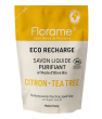 Hygiene naturelle Florame Eco recharge savon liquide flacon verre Citron Tea Tree 470ml