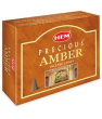 Produits écologiques pour la maison Herboristerie De Paris Encens d Ambre 10 cônes d'encens Hem