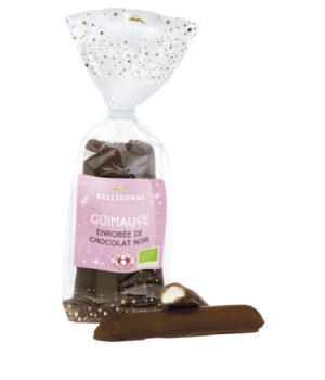 Belledonne Chocolatier Fagot de Guimauve enrobé de Chocolat noir 55g
