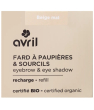 Maquillage bio Avril Recharge fard à paupières Beige mat 2gr