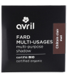 Maquillage bio Avril Fard à paupières et sourcils Châtain clair mat 2.5g