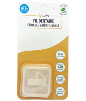 Lov'Frog Fil dentaire étirable réutilisable