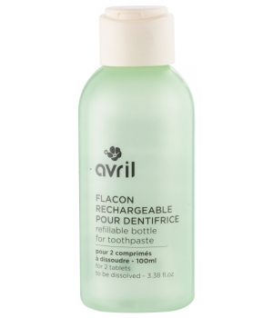 Avril Flacon rechargeable pour dentifrice (vide)