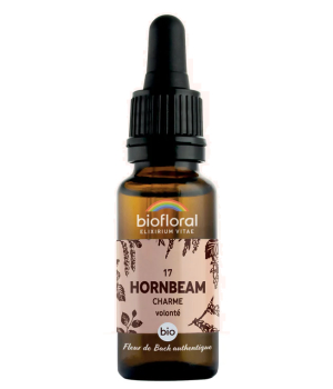 Biofloral Fleur De Bach Elixir Hornbeam n°17 Charme 20ml