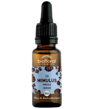 Biofloral Fleur De Bach Elixir Mimulus n°20 Mimule 20ml