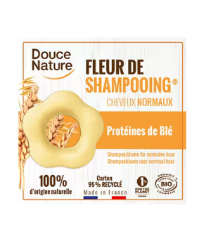 Anti-Gaspi Fleur de Shampooing solide cheveux normaux Protéines de blé 85g ancienne formule