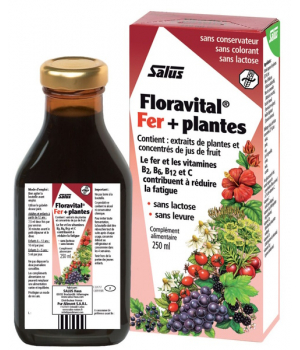 Salus Floradix Floravital, Déficit en fer 250ml