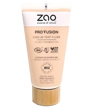 Zao  Fond de teint fluide Pro'Fusion 852 Beige naturel