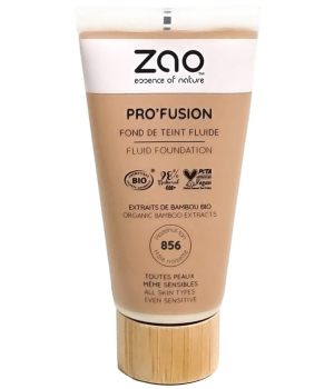 Zao  Fond de teint fluide Pro'Fusion 856 Hâlé noisette