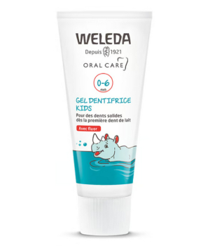 Weleda Gel dentifrice enfant avec fluor 0/6 ans 50ml