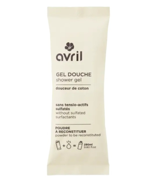 Avril Gel douche à reconstituer parfum douceur de coton 28.8g