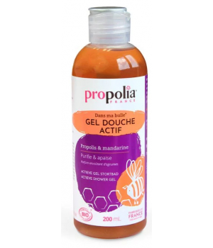 Propolia Gel Douche Actif Bio Propolis et Mandarine 200ml