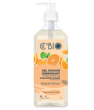 Ce'bio Gel douche énergisant Mandarine Orange 1L
