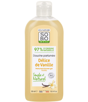 So'Bio étic Gel douche parfumée Délice de Vanille 300ml